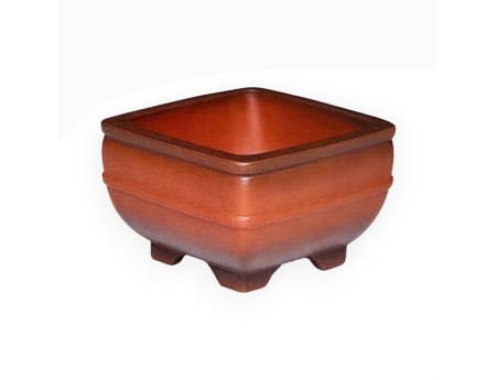Vaso 11 cm quadrato grès