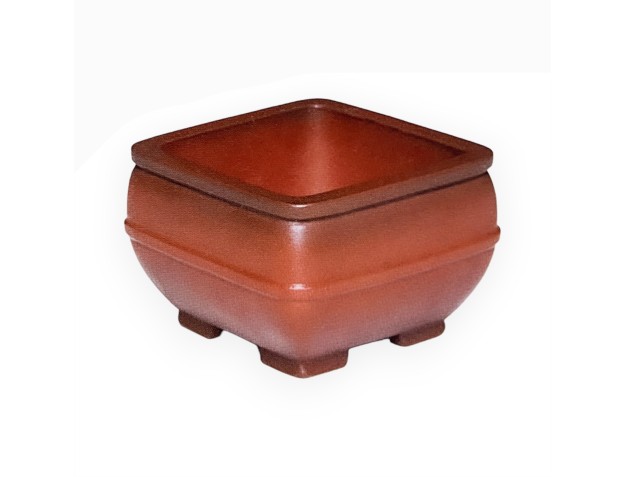 Pot 14 cm vierkant grès