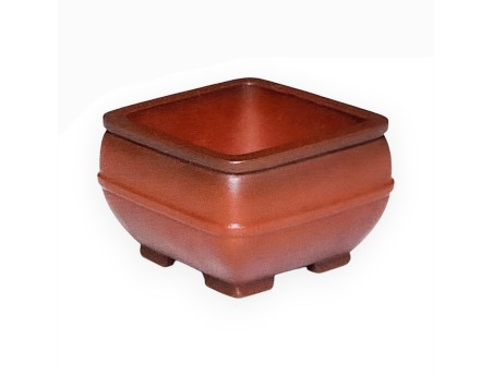 Maceta 14 cm cuadrada grès