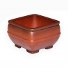Vaso 14 cm quadrato grès