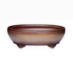 Maceta 47,5 cm oval grès