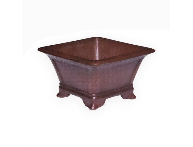 Pot 15,5 cm carré grès