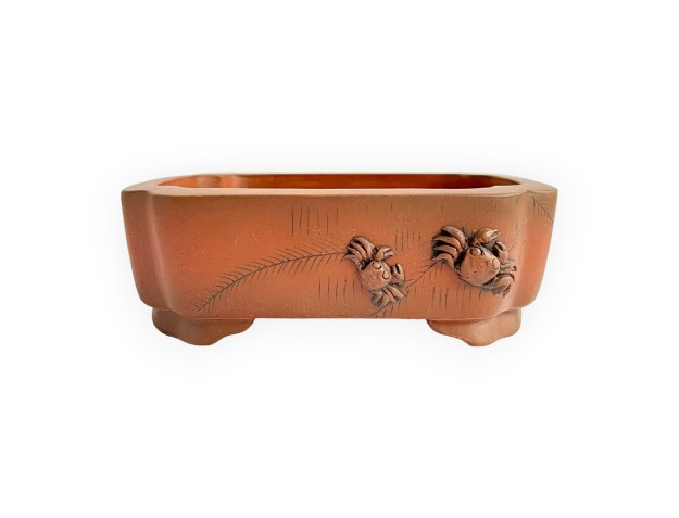 Vaso 13 cm rettangolare grès