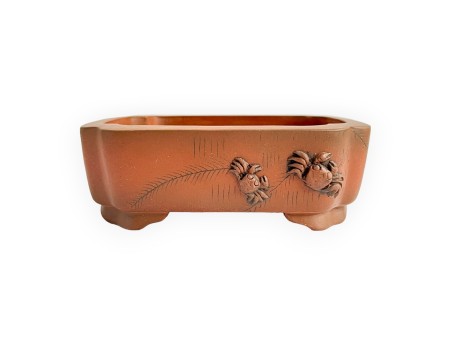 Vaso 13 cm rettangolare grès