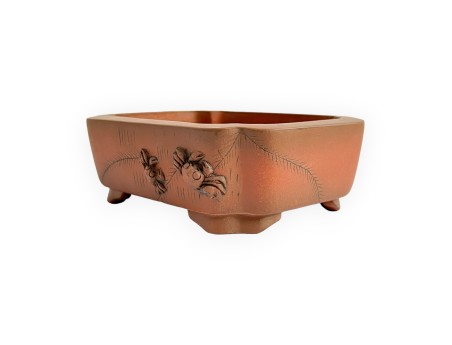 Vaso 13 cm rettangolare grès