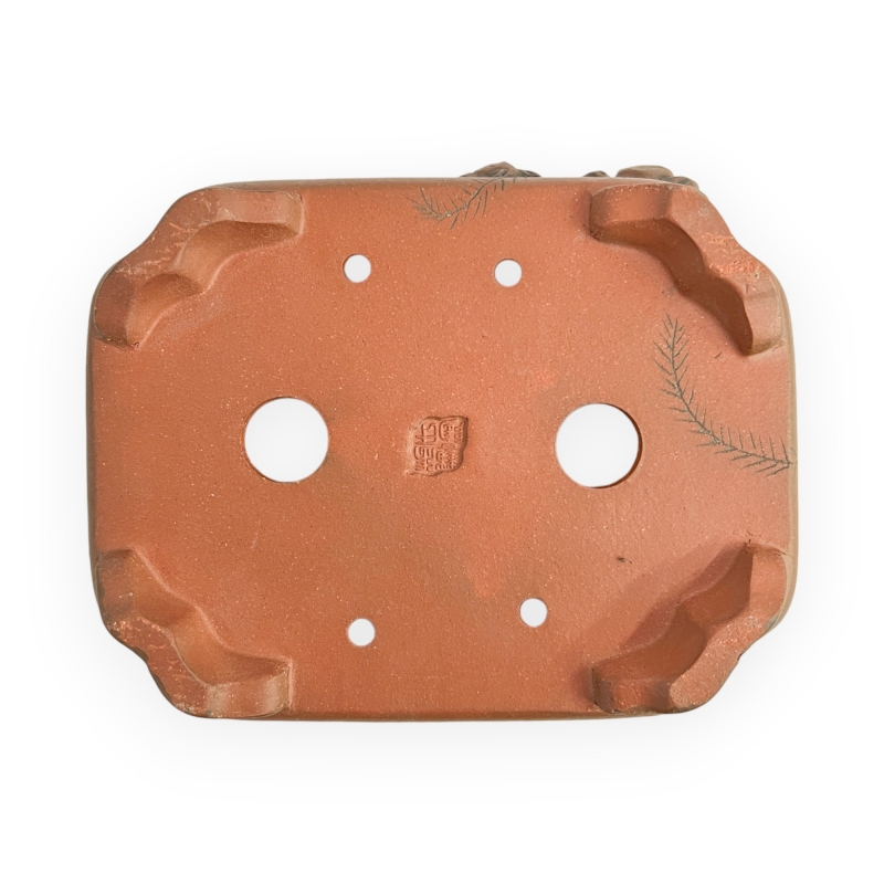 Pot 13 cm rectangulaire grès