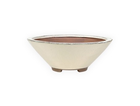 Maceta 21 cm redondo beige