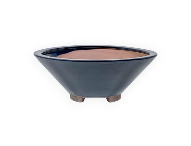 Maceta 26 cm redondo azul
