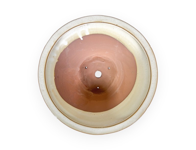 Vaso 26 cm tondo beige