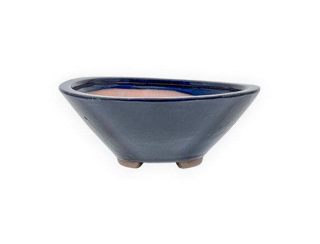 Pot 21 cm rond bleu