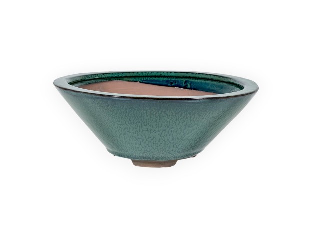 Pot 31 cm round green 2