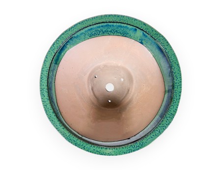 Pot 31 cm rond vert