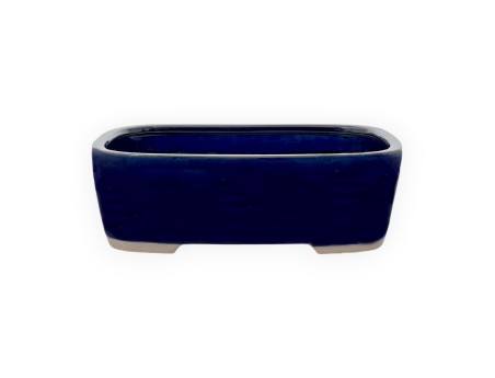 Pot 21 cm ovale bleu