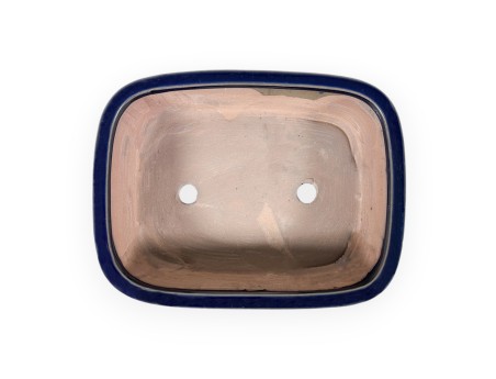 Pot 21 cm ovale bleu