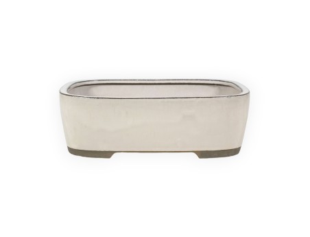 Vaso 21 cm ovale beige