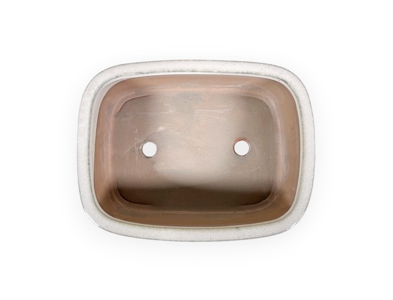 Vaso 21 cm ovale beige