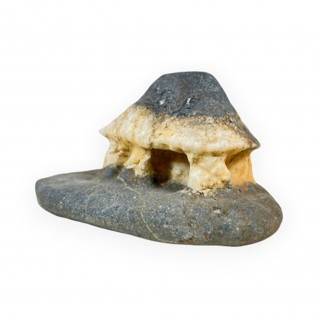 Suiseki Cabane en pierre - 4,5 cm