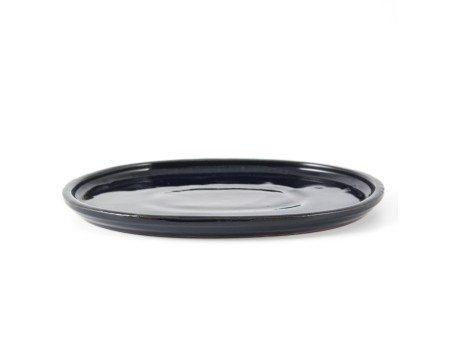 Sottovaso 31 cm ovale blu