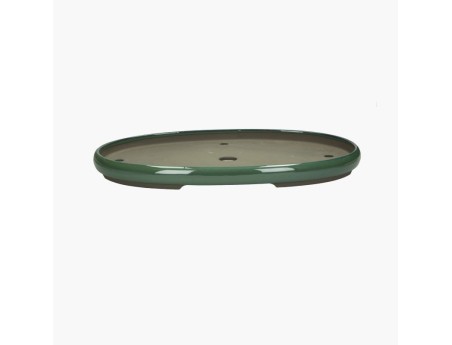 Maceta oval de gres esmaltado para Bonsái japonés - 47,5 cm