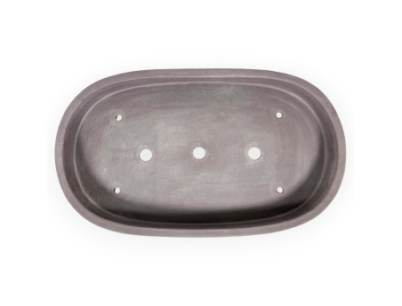 Ovaal ongeglazuurde steengoed Japanse Bonsai pot - 72 cm