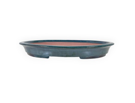 Ovaal geglazuurde steengoed Chinese Bonsai pot - 66,5 cm