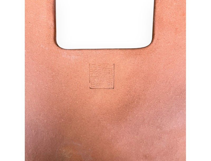 Chinesischer Bonsai Topf aus glasiertem Steinzeug, oval - 65 cm