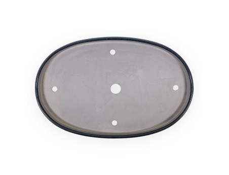 Oval glazed stoneware Japanese Bonsai pot - 47,5 cm
