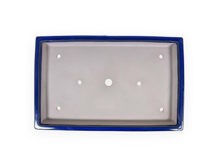 Rectangular glazed stoneware Japanese Bonsai pot - 61,5 cm