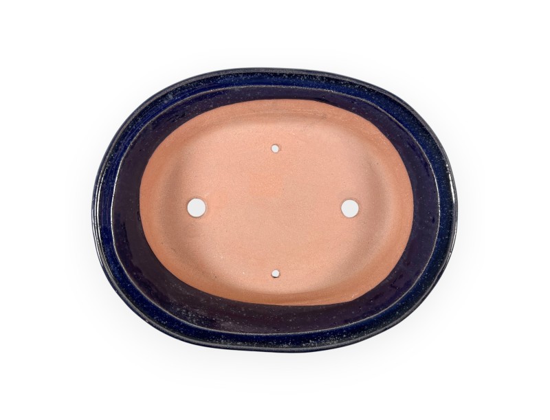 Maceta oval de gres esmaltado para Bonsái chinese - 31 cm