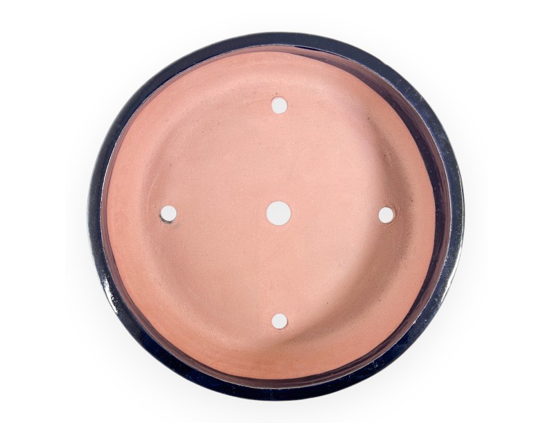 Maceta redondo de gres esmaltado para Bonsái chinese - 37,5 cm