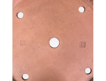 Maceta redondo de gres esmaltado para Bonsái chinese - 37,5 cm