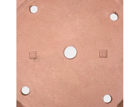 Pot rond en grès émaillé pour bonsaïs chinois - 37,5 cm