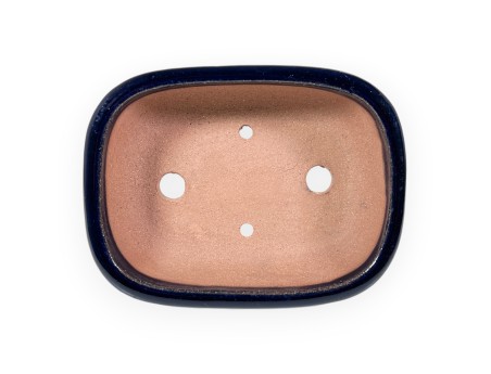 Maceta rectangular de gres esmaltado para Bonsái chinese - 16 cm