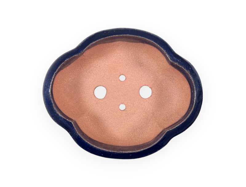 Pot à nuage en grès émaillé pour bonsaïs chinois - 16 cm