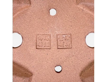 Pot ovale en grès émaillé pour bonsaïs chinois - 15,5 cm