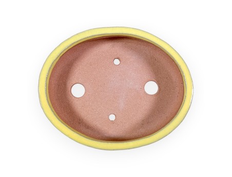 Maceta oval de gres esmaltado para Bonsái chinese - 15,5 cm