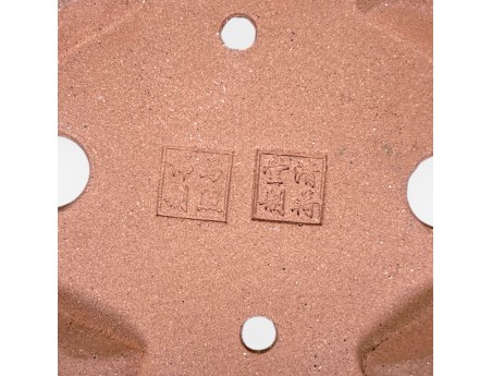 Ovaal geglazuurde steengoed Chinese Bonsai pot - 15,5 cm