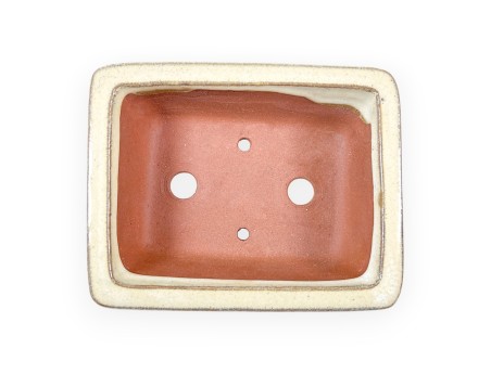 Maceta rectangular de gres esmaltado para Bonsái chinese - 16 cm