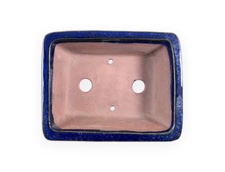 Maceta rectangular de gres esmaltado para Bonsái chinese - 16 cm