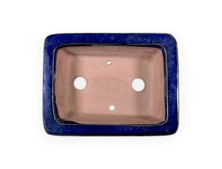 Maceta rectangular de gres esmaltado para Bonsái chinese - 16 cm