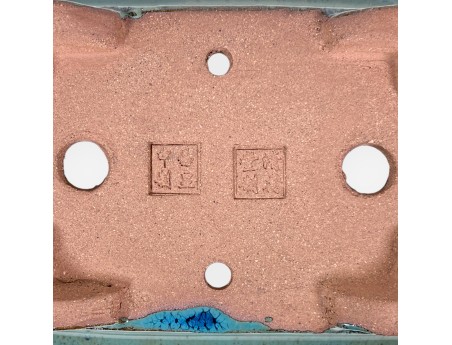 Maceta rectangular de gres esmaltado para Bonsái chinese - 16 cm