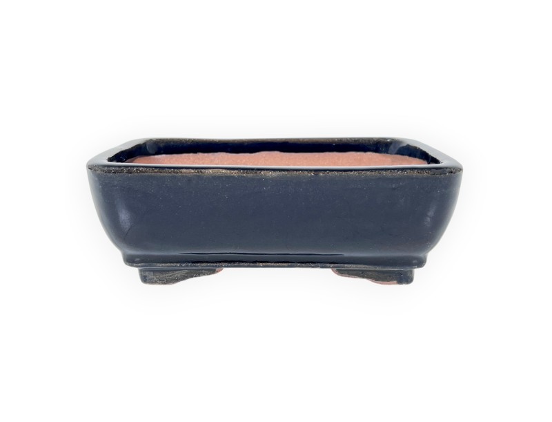 Maceta rectangular de gres esmaltado para Bonsái chinese - 16 cm