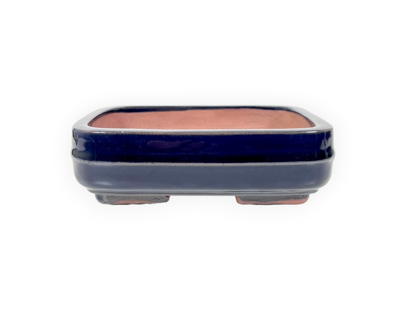 Maceta rectangular de gres esmaltado para Bonsái chinese - 15,5 cm