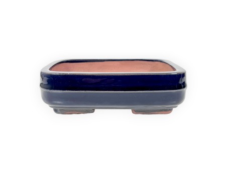 Maceta rectangular de gres esmaltado para Bonsái chinese - 15,5 cm