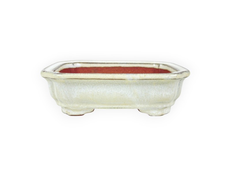 Maceta rectangular de gres esmaltado para Bonsái chinese - 16 cm