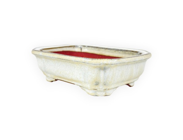 Maceta rectangular de gres esmaltado para Bonsái chinese - 16 cm 2
