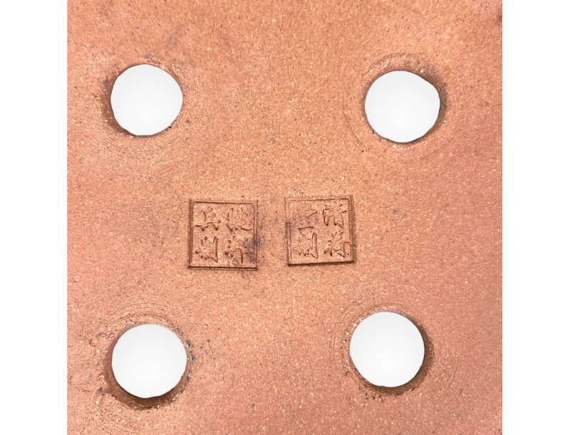 Rond geglazuurde steengoed Chinese Bonsai pot - 16 cm