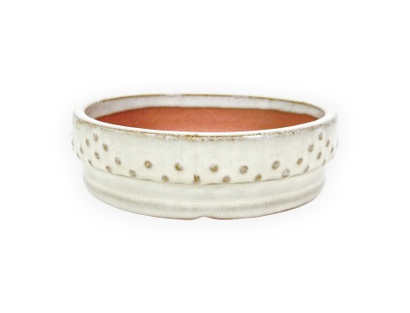 Maceta redondo de gres esmaltado para Bonsái chinese - 16 cm