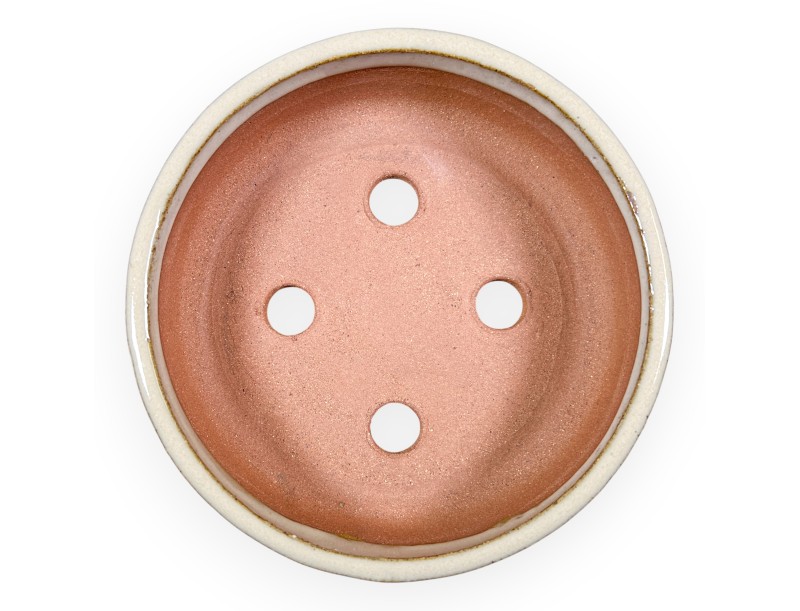 Maceta redondo de gres esmaltado para Bonsái chinese - 16 cm