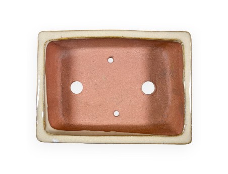 Maceta rectangular de gres esmaltado para Bonsái chinese - 18 cm